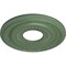 Ekena Millwork Lauren Ceiling Medallion (Canopies up to 6 1/4"), 20 5/8"OD x 6 1/4"ID x 1 3/8"P, Athenian Green CM20LNAGF - alternate 3